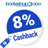 8% bodyshop3000 Rabatt – Cashback