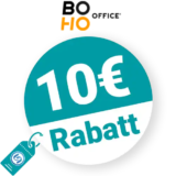 10€ boho office Rabatt – Newsletter