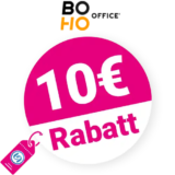 10€ boho office Gutschein – Auf Tischgestelle