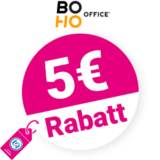 5€ boho office Gutschein – Neukunden