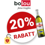 20% bolou Gutschein