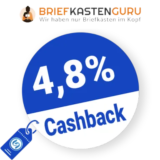 4,8% Briefkastenguru Rabatt – Cashback