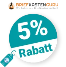5% Briefkastenguru Rabatt – Neukunden