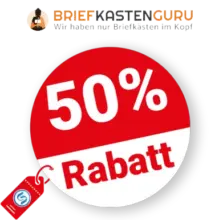 50% Briefkastenguru Rabatt – Sale