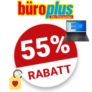 55% büroplus Gutschein