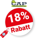 18% Cap-Bedrucken Rabatt – Angebote