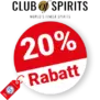 20% Club of Spirits Rabatt – Angebote