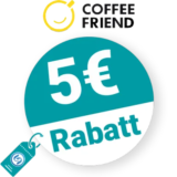 5€ Coffee Friend Rabatt – Newsletter