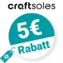 5€ craftsoles Rabatt – Newsletter