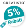 5% CREATISTO Rabatt – Newsletter