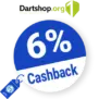 6% Dartshop.org Rabatt – Cashback