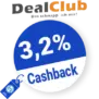 3,2% DealClub Rabatt – Cashback