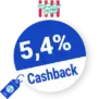 5,4% Der Zuckerbäcker Rabatt – Cashback