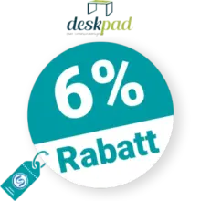 6% deskpad Rabatt – Newsletter