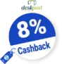 8% deskpad Rabatt – Cashback
