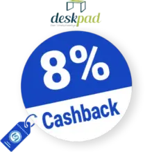 8% deskpad Rabatt – Cashback