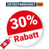 30% Detektormarkt Rabatt – Auf Gebraucht- & Vorführgeräte