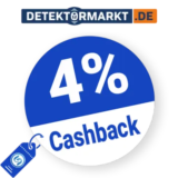 4% Detektormarkt Rabatt – Cashback