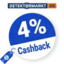 4% Detektormarkt Rabatt – Cashback