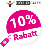 10% Display Sales Gutschein – AUF ALLES