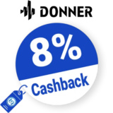 8% Donner Rabatt – Cashback