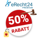 50% eRecht24 Gutschein