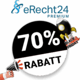 70% eRecht24 Gutschein