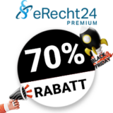 70% eRecht24 Gutschein