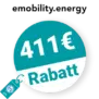 411€ emobility.energy Rabatt – THG Prämie für E-Fahrzeuge