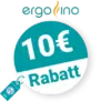 10€ ergofino Rabatt – Newsletter