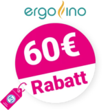 60€ ergofino Gutschein – Auf Schreibtisch DT20L