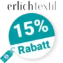 15% erlich textil Rabatt – Newsletter