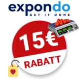 15€ expondo Gutschein