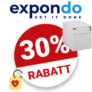 30% expondo Gutschein