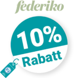 10% federiko Rabatt – Newsletter