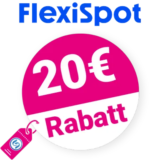 20€ FlexiSpot Gutschein – Auf Gaming Tisch GT3