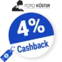 4% Foto Köster Rabatt – Cashback