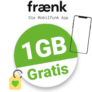 1GB fraenk Gutschein
