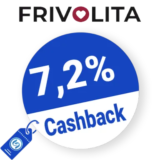 7,2% Frivolita Rabatt – Cashback