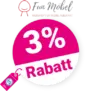 3% Fun-Möbel Gutschein – AUF ALLES