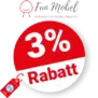 3% Fun-Möbel Rabatt – Bei Vorkasse