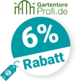 6% Gartentore Profi Rabatt – AUF ALLES