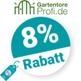 8% Gartentore Profi Rabatt – AUF ALLES