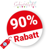 90% Geburtstagsfee Rabatt – Sale