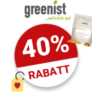 40% greenist Gutschein im Sale