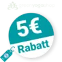 5€ greenyogashop Rabatt – Newsletter