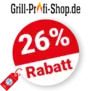 26% Grill-Profi-Shop Rabatt – Auf Holzkohlegrills