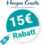 15€ Hagen Grote Rabatt – Newsletter