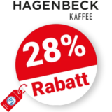 28% Hagenbeck Kaffee Rabatt – Auf Sparpacks