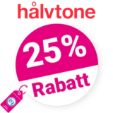 25% halvtone Gutschein – AUF ALLES
